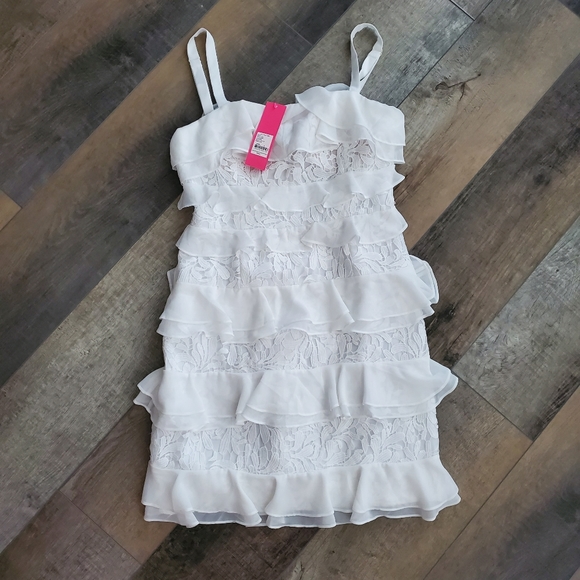 Lilly Pulitzer Dresses & Skirts - NWT Lilly Pulitzer White Olive Dress Size 6